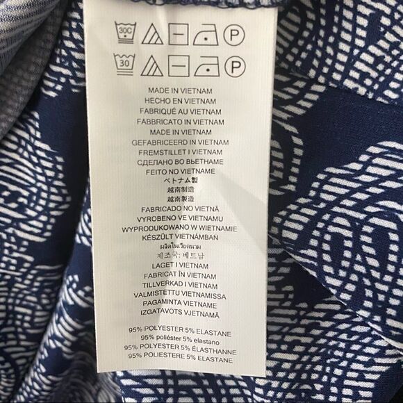 Michael Michael Kors Blue Paisley Casual Dress - Picture 7 of 7